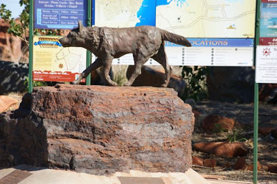 Red Dog Statue Dampier Australia 