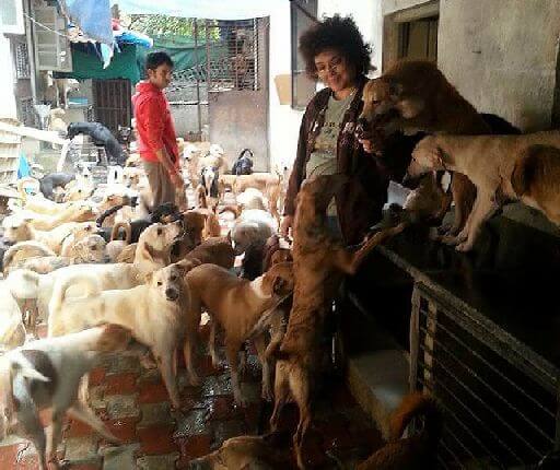 dog lover woman Pune