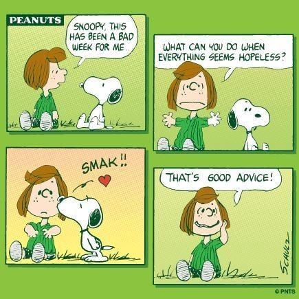 Peanuts Snoopy hopeless