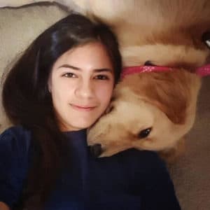 Amazing service dog helps human in every way!