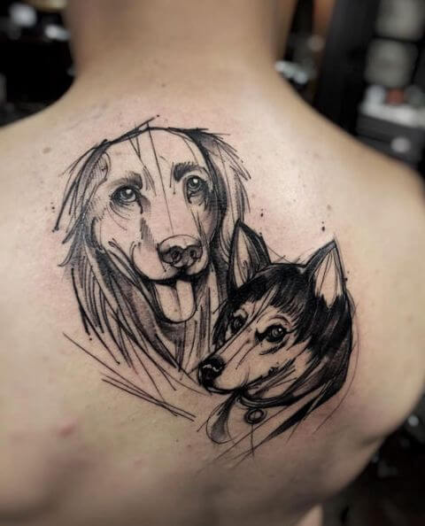 dog tattoo dog lover