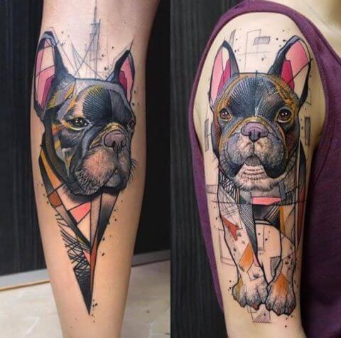 awesome dog tattoo 