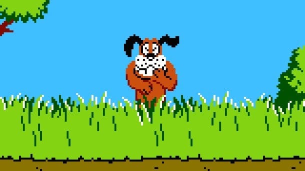 Duck hunt dog video game