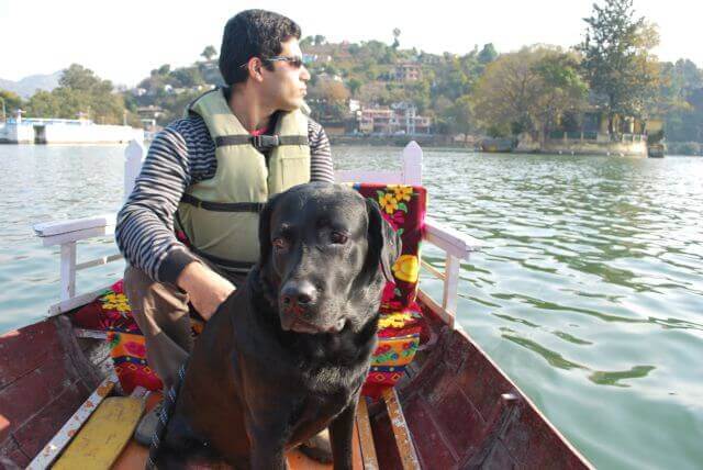 dog boat ride