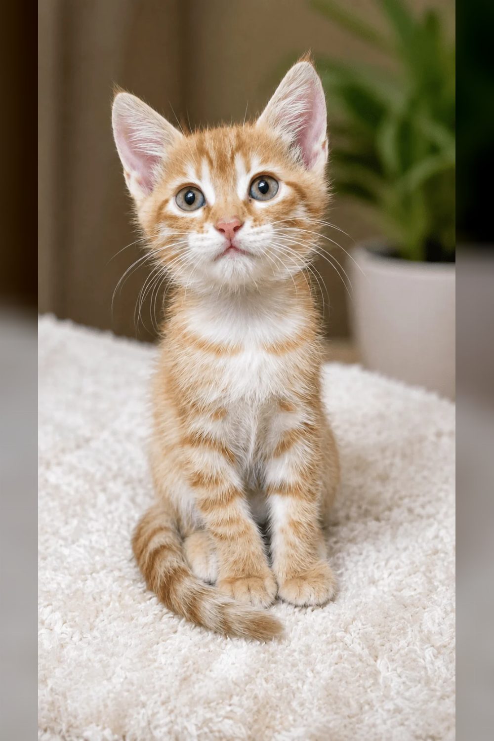 Adopt a semi-Persian orange kitten, 2.5 months old — Hyderabad