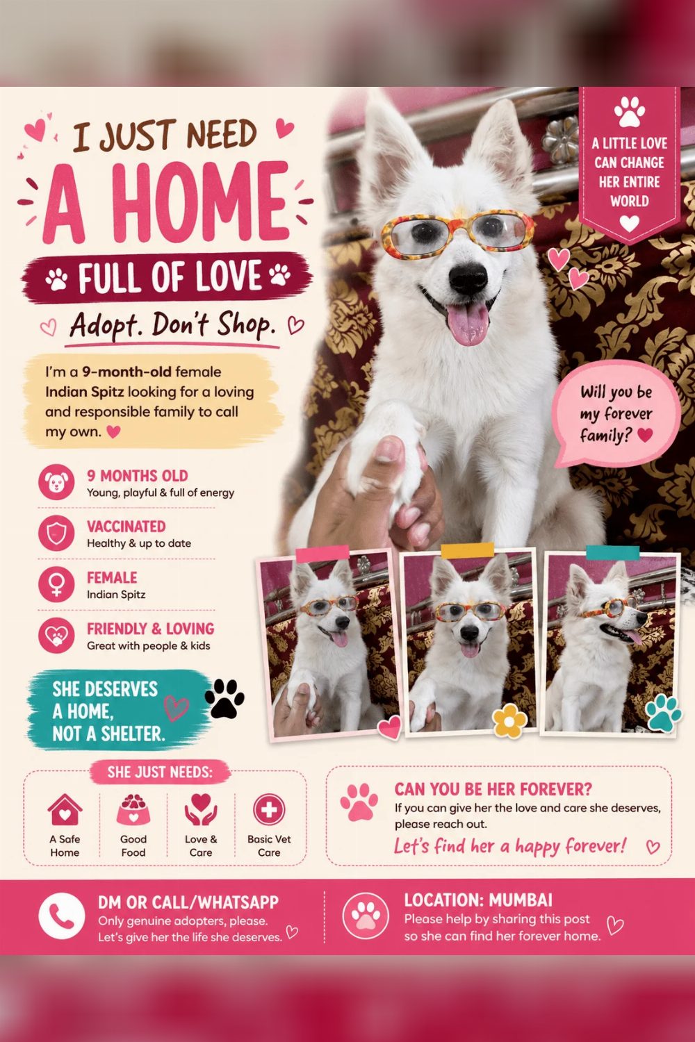 Dog Adoption — Mumbai