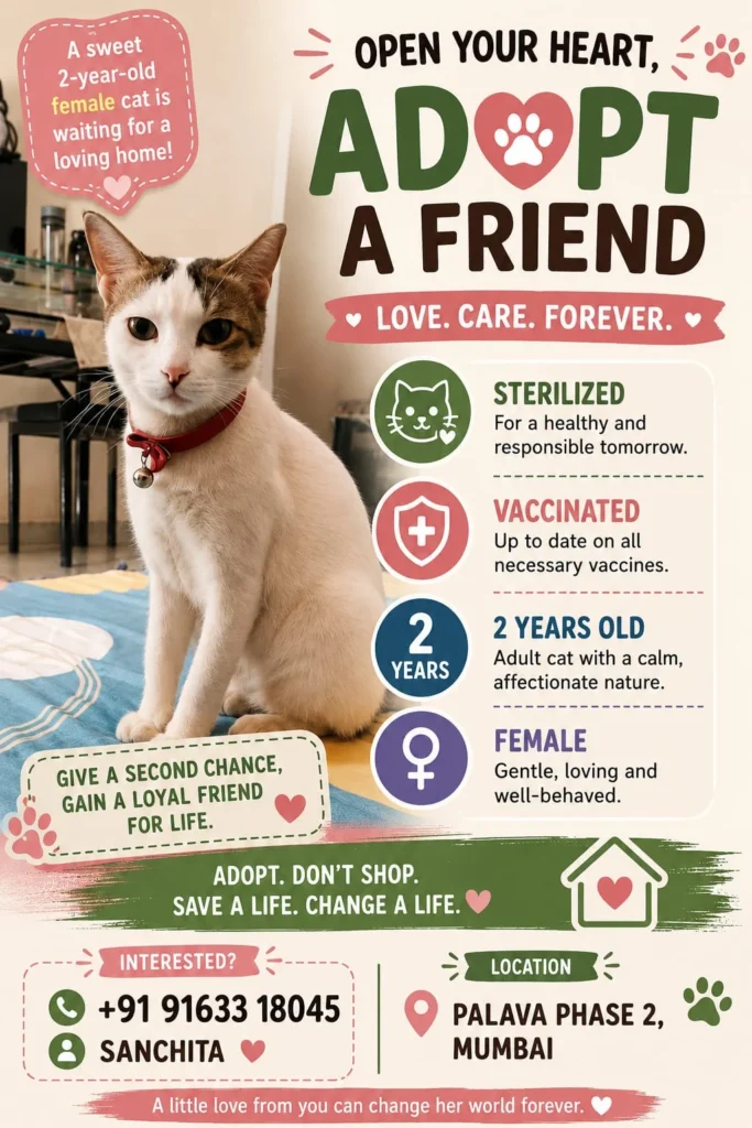 I Am searching my Forever Home - pet for adoption in India