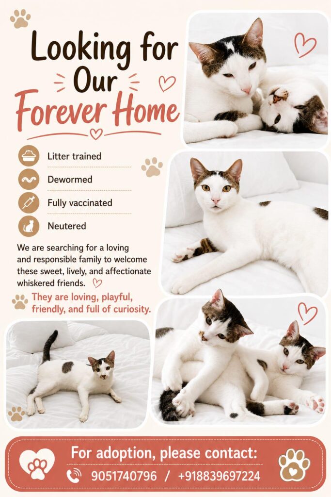 Pebbles and Bambam looking for forever home in Delhi/NCR - pet for adoption in Delhi NCR