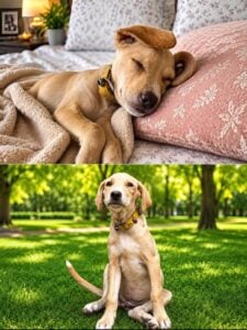 Milo, a 2-month-old Labrador-indie mix puppy, needs a home in Saket, Delhi