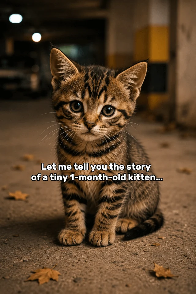 Motherless 40-day-old tabby kitten in Delhi NCR needing a home