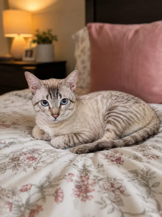 Yuki, a One-Year-Old Indie-Siamese Mix With an Old Leg Injury, Needs a Home, adoptable cat in Delhi NCR