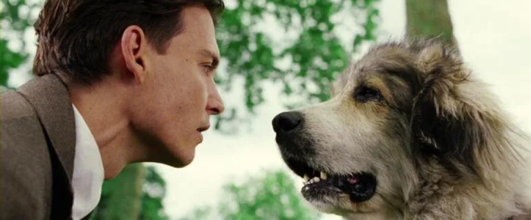 Johnny Depp dog finding neverland