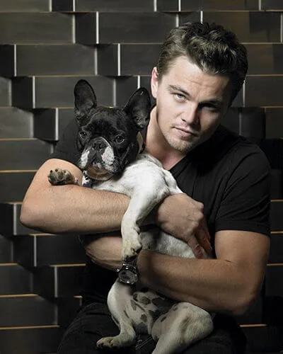 leonardo dicaprio dog lover