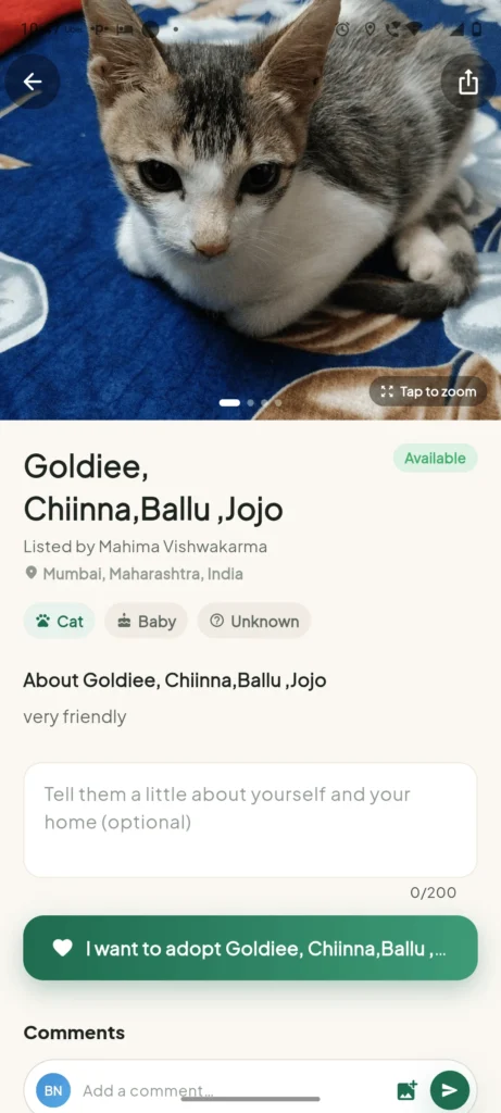 Goldiee, Chiinna,Ballu ,Jojo are looking for a home on Jeev! Mumbai - pet for adoption in Mumbai