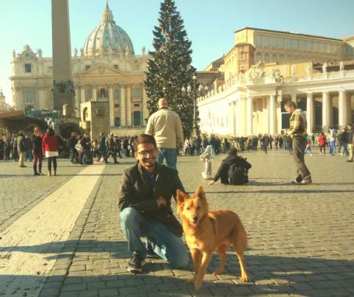 vatican city dog